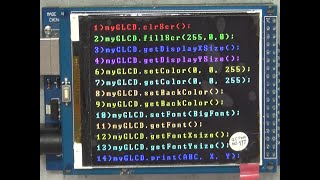 Arduino Mega 2560. TFT LCD 3.2 (480x320).  Как отзеркалить надписи дисплея