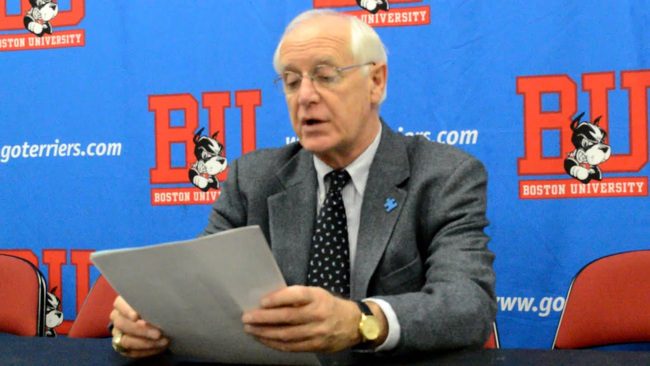 men's hockey champions trophy Jack Parker's post-game comments, 11-11-12