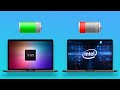 MacBook Pro 13&quot; M1  vs  Intel: Battery Test