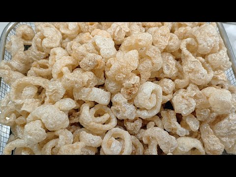How to make delicious crispy pork skins | วิธีทำหนังหมูทอดกรอบอร่อย | វិធីធ្វើស្បែកជ្រូកបំពងស្រួយ