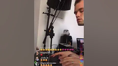 James TW - Say Love (piano version) on Instagram Livestream 06.07.18
