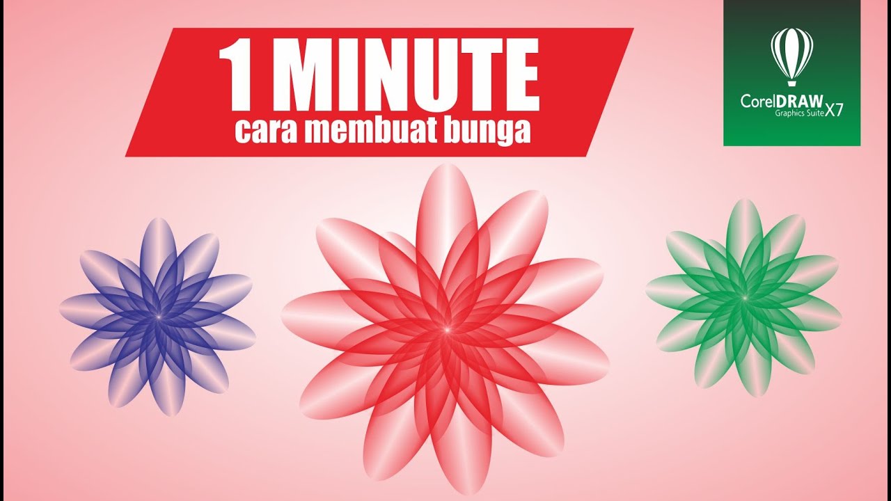 Download cara membuat bunga di coreldraw. - YouTube