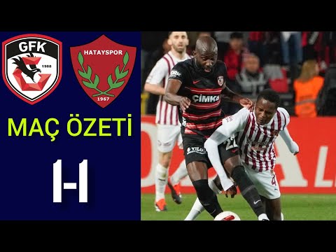 GAZİANTEP FK 1 - 1 HATAYSPOR I MAÇ ÖZETİ - SÜPER LİG