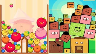 Fruit Clash VS Square Watermelon Gameplay 3D Puzzle Merge Games screenshot 4