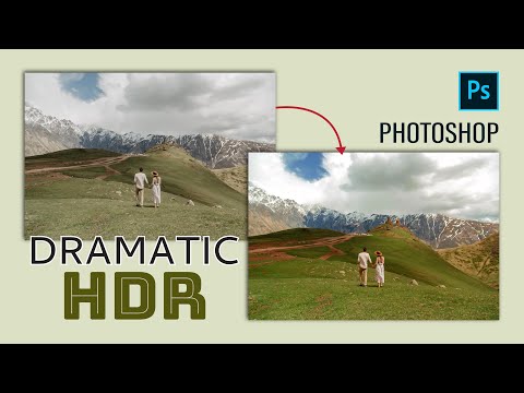 Create a dramatic HDR effect in Photoshop