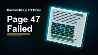 Structured OCR vs PDF Parsers: The Real RAG Test