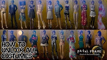 How to unlock ALL costumes in Fatal Frame 4 Mask of the Lunar Eclipse Remaster!