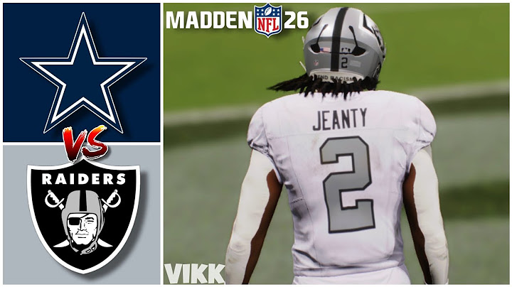 Cowboys vs Raiders Week 11 Simulation (Madden 26 Rosters)