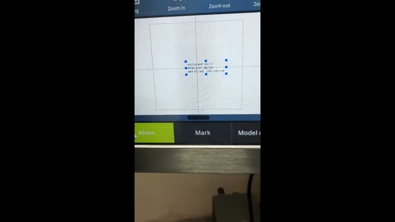 Co2 Flying Laser Code Printer