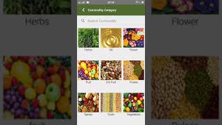 KISAN SABHA App - How To Search Commodity screenshot 3