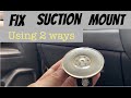 How to fix suction mounts that won't stick (2 ways)/ Suction mounts problem solved/Easy fix/ DIY