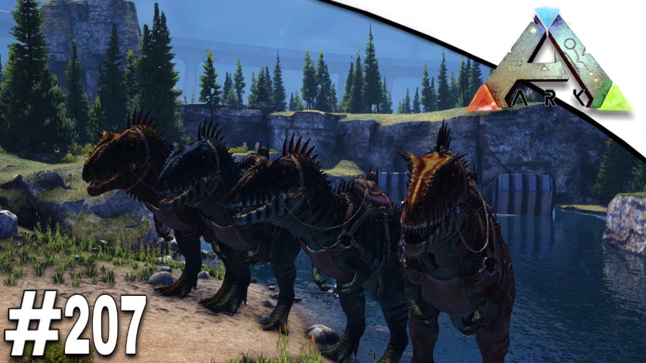 Ma MEUTE de CARCHARODON ! - ARK : CLUSTER [#207] - YouTube