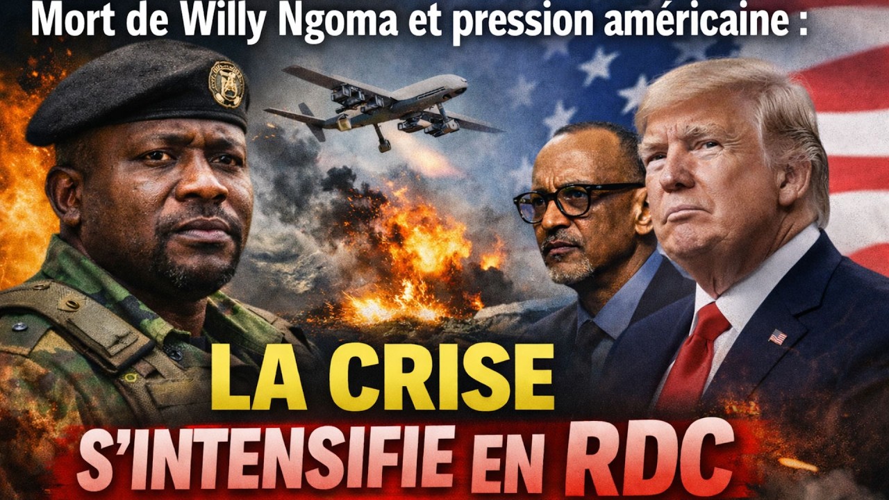 Mort de Willy Ngoma et pression américaine : la crise s’intensifie en RDC