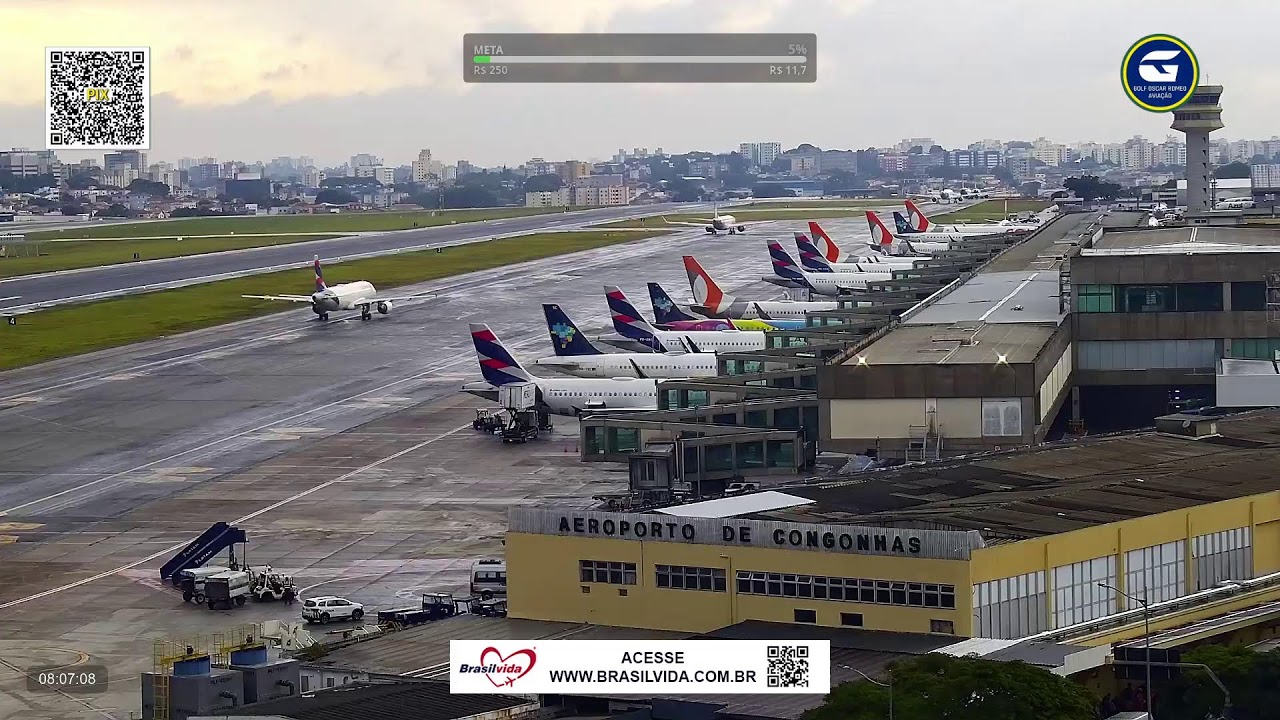 SBSP LIVE #2 - Aeroporto de São Paulo AO VIVO - CGH Airport - 06/03 Noite
