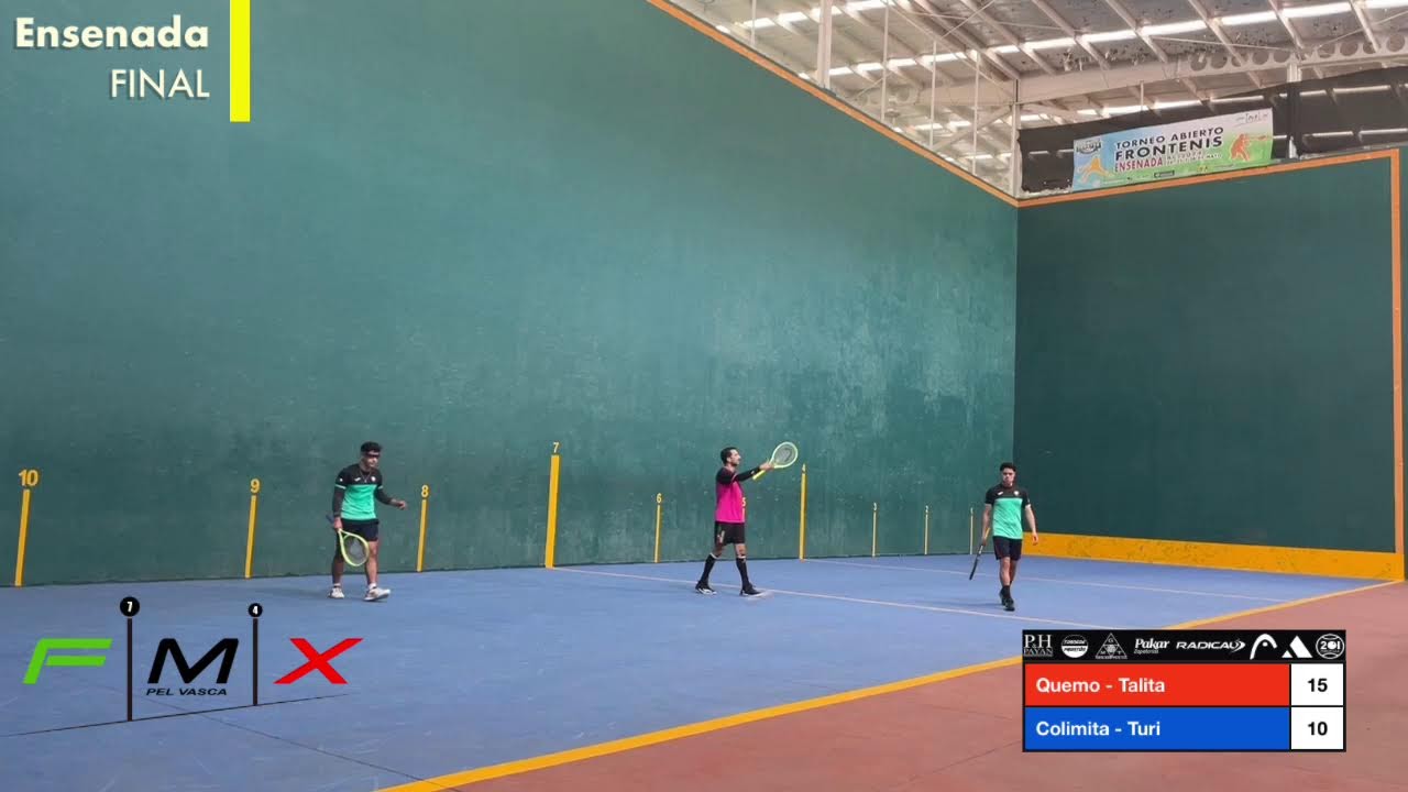 Abierto de Frontenis, Ensenada 2024  Centro de Alto Rendimiento  FINAL DOBLES  Quemo - Talita  VS Co