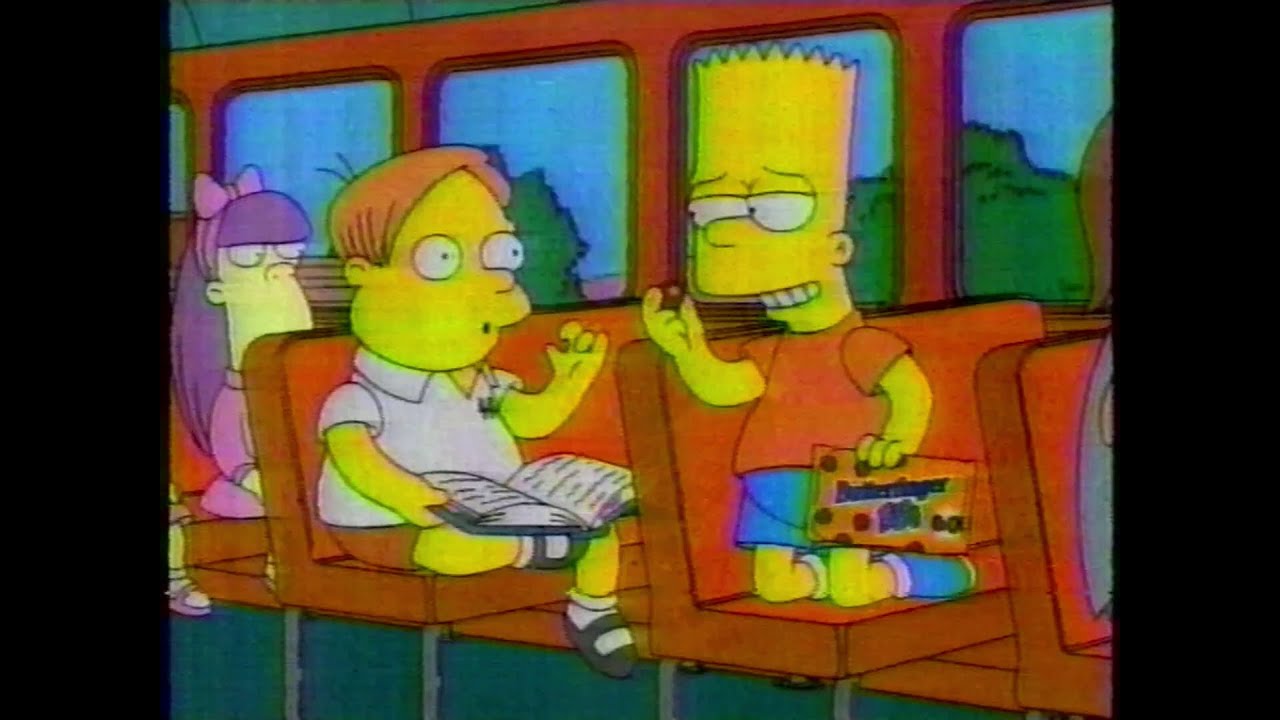 The Simpsons Butterfinger BB's 90s Commercial VHS YouTube