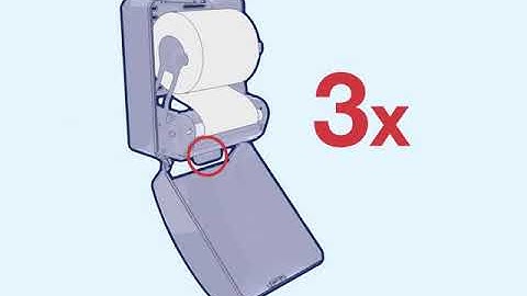 Tork Mechanical Hand Towel Roll Dispenser Load Refill Video