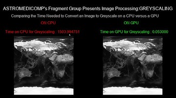 "Real-time Image Processing: Greyscaling (Desaturation) using OpenGL & CUDA" by Sahil Rajaram Choure