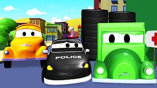 Авто Патруль -  Автомобильный патруль и колесо вора - Автомобильный Город  🚓 🚒 детский мультфильм