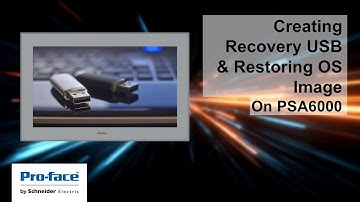How to Create a Recovery USB and Restore Factory OS Image on PSA6000
