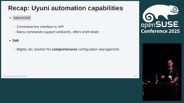 openSUSE Conference 2025 - Integrating Uyuni with Ansible and Terraform