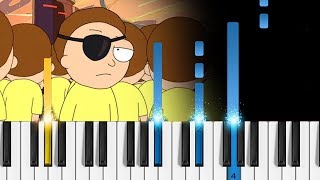 Evil Morty's Theme - Rick and Morty - Piano Tutorial / Piano Cover chords