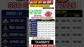 SSC GD 2026 Cut Off 💥 | 160 Marks पे कितनी जाएगी Cutoff? 😱 | Expected Cut Off State Wise