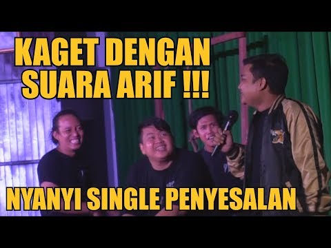 BEGINILAH RESPON NYANYI SINGLE PENYESALAN DI DEPAN BANYAK ORANG