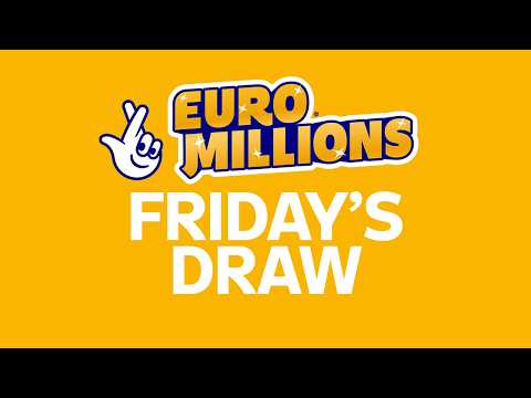 The National Lottery EuroMillions draw results from Friday 20 March 2026