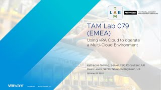 TAM Lab 079 - Using vRA Cloud to operate a Multi-Cloud Environment