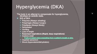 Diabetic Emergencies for the EMT Lecture
