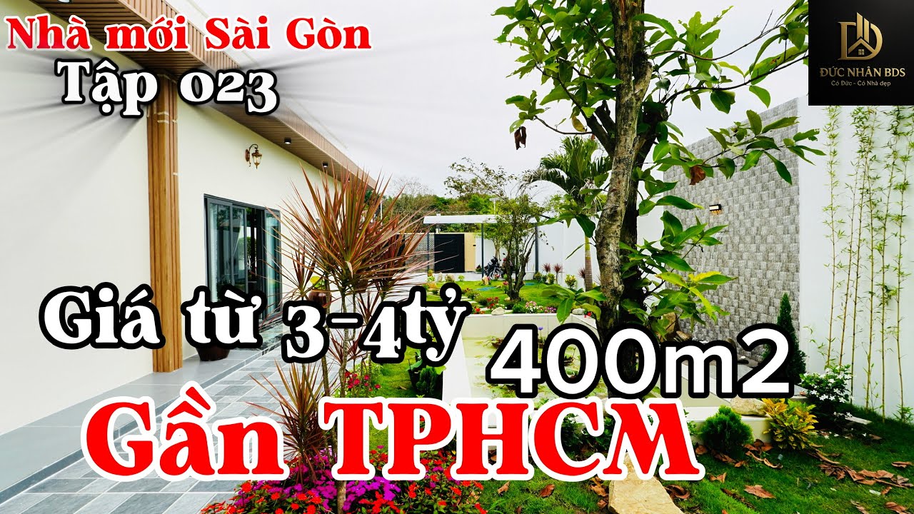 Tập 023 Nhà mới Sài Gòn | Nhà Vườn Phước Lợi Gần 400m² 🌿 Cách QL1A 2km – 30 Phút Về Sài Gòn