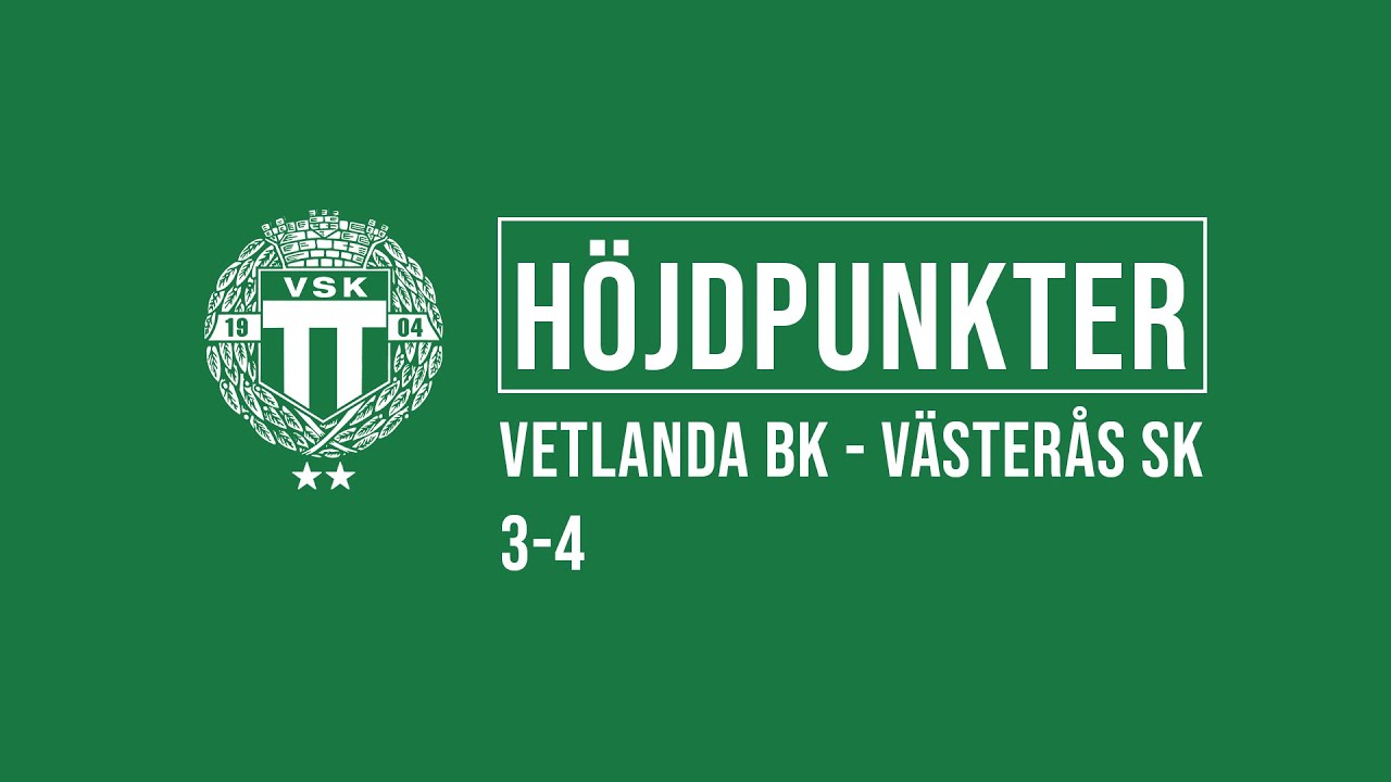 HÖJDPUNKTER | Kvartsfinal 4:5 | Vetlanda BK - Västerås SK 3-4