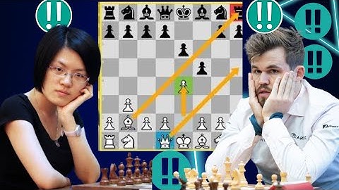 Awesome Chess Game: 113 By Magnus Carlsen vs Hou Yifan #chesstournament #chess