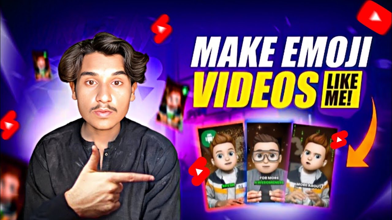 How To Create Cartoon Face Emoji Videos | Cartoon Face Video Editing ...