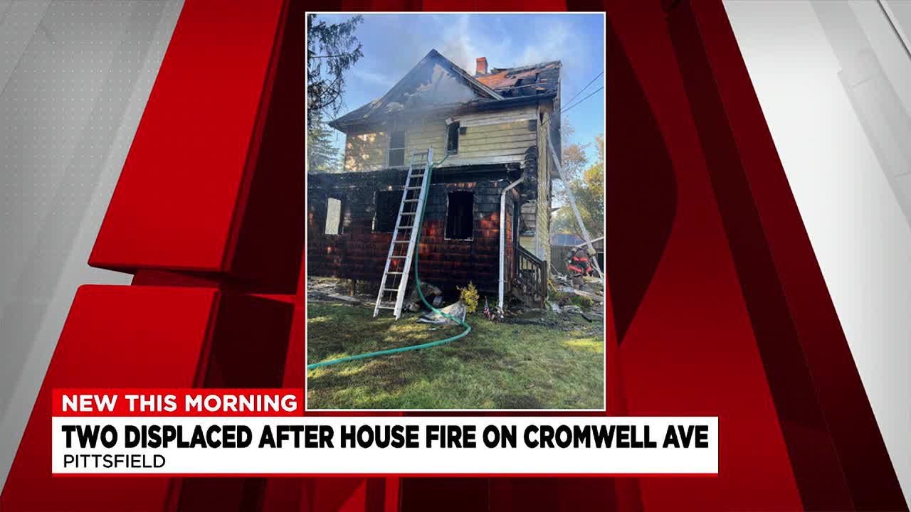 2 people displaced after Pittsfield house fire - YouTube