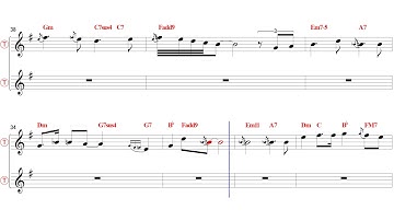 Yesterday 예스터데이 - Bb Tenor/Soprano Sax Sheet Music [ Kenny G ]