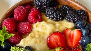THE BEST CUSTARD OATMEAL EVER!!