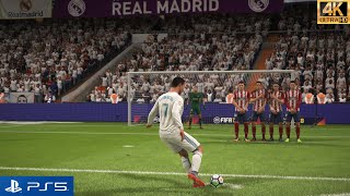 FIFA 18 (PS5) - Real Madrid vs Atlético Madrid [4K 60 FPS HDR] - Gameplay