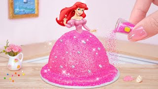 Ariel Princess Cake  Amazing Miniature Pull Me Up Cake Decorating | Tsunami Cake | Mini Cakes