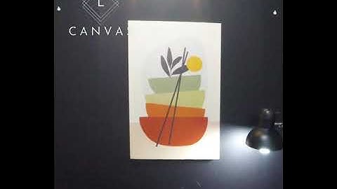 Bộ 6 tranh tràn viền nghệ thuật phong cách tối giản ( 40 x 60 ) | Tranh tràn viền L-Canvas | phần 5