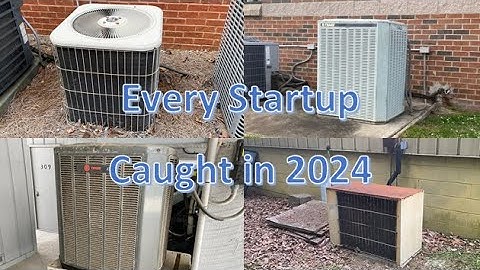 Air Conditioner Startup Compilation | Every Startup I Caught in 2024