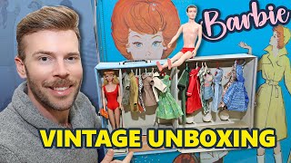 Unboxing a Treasure Trove of Vintage Barbies, Ken, and Rare
