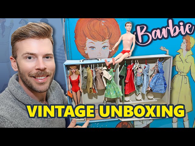 Unboxing a Treasure Trove of Vintage Barbies, Ken, and Rare