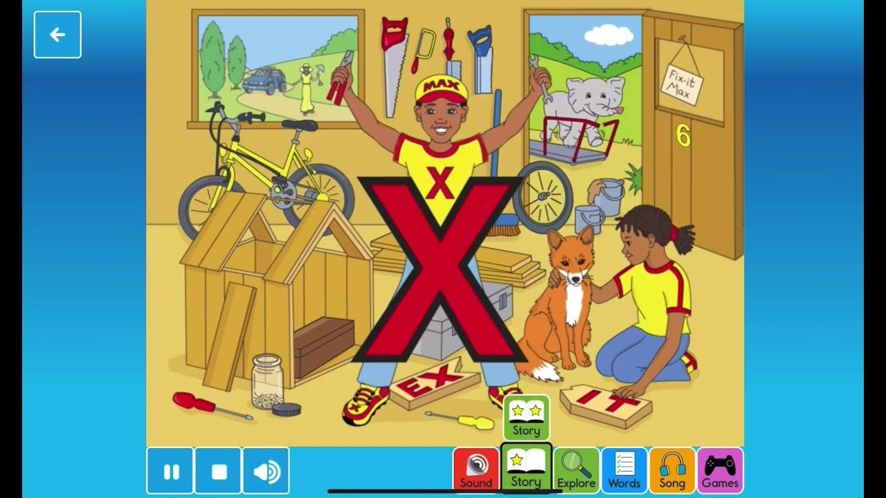 Letterland Alphabet Phonics, Sounds, Songs, Shapes Writing | Letter X