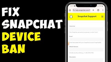 How To Fix Snapchat Device Ban (2024)