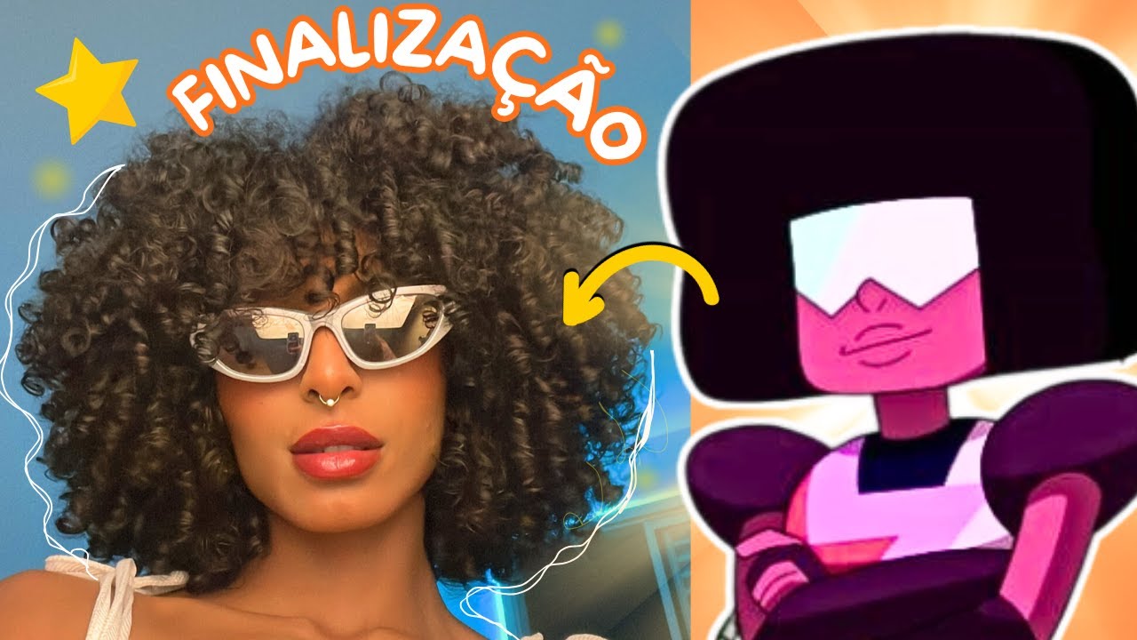 FINALIZEI MEUS CACHOS IGUAL DA GARNET! 💆🏾‍♀️🌟