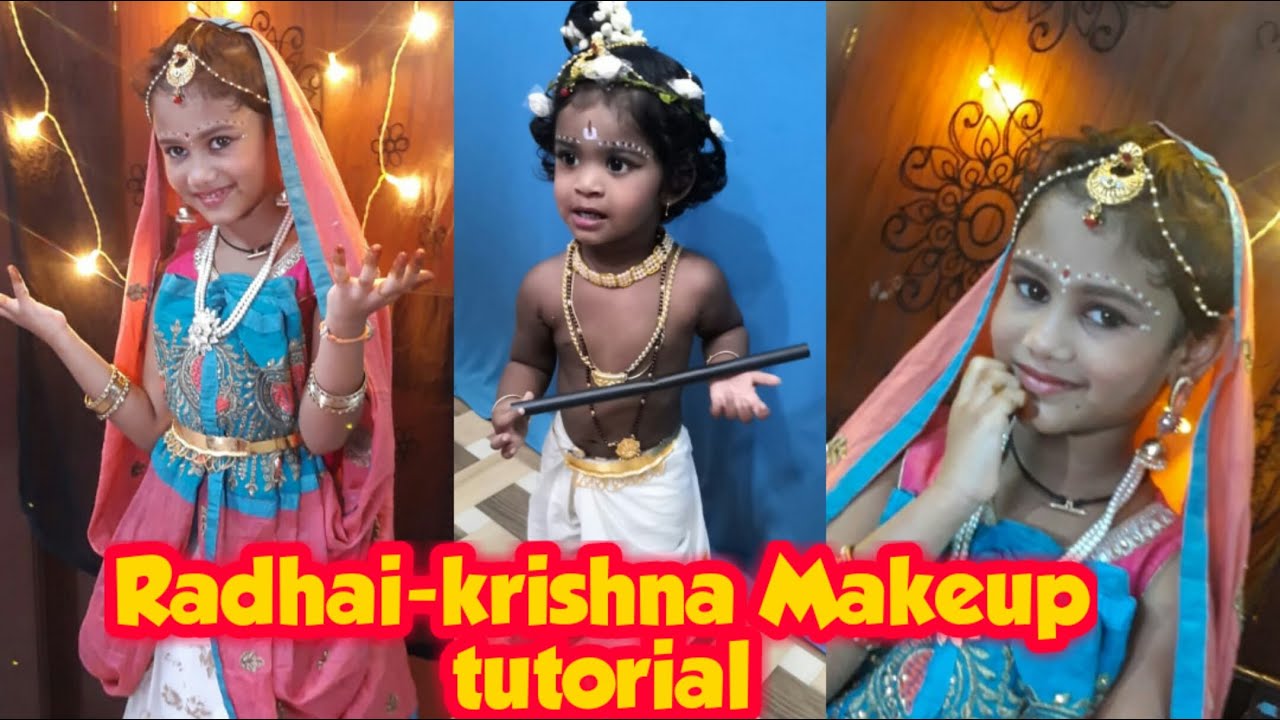 Radhai-krishna Makeup Tutorial #makeup #tutorial #easymakeup ...