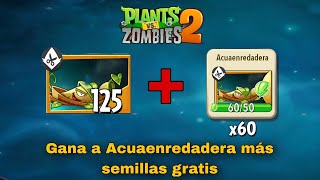 DESBLOQUEA Y SUBE DE NIVEL A ACUAENREDADERA | Plants vs zombies 2