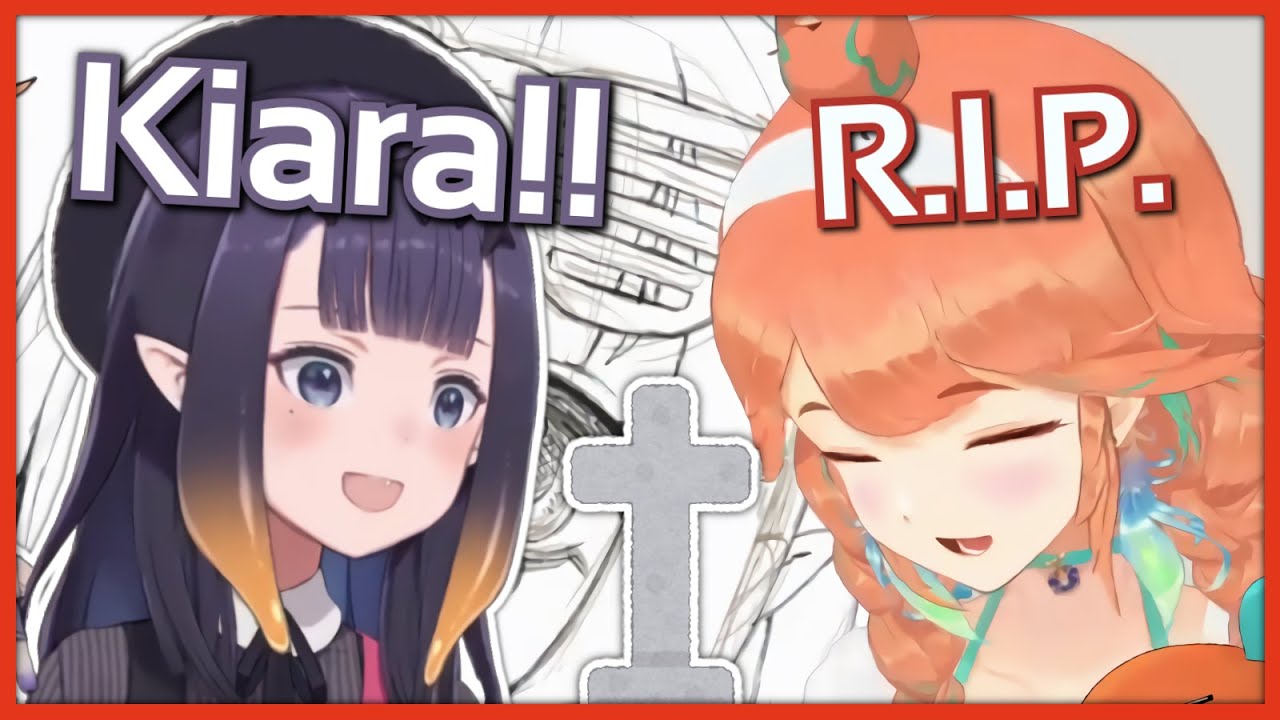 Kiara Almost 𝘋𝘐𝘌𝘚 After Choking On Water...【Hololive EN】